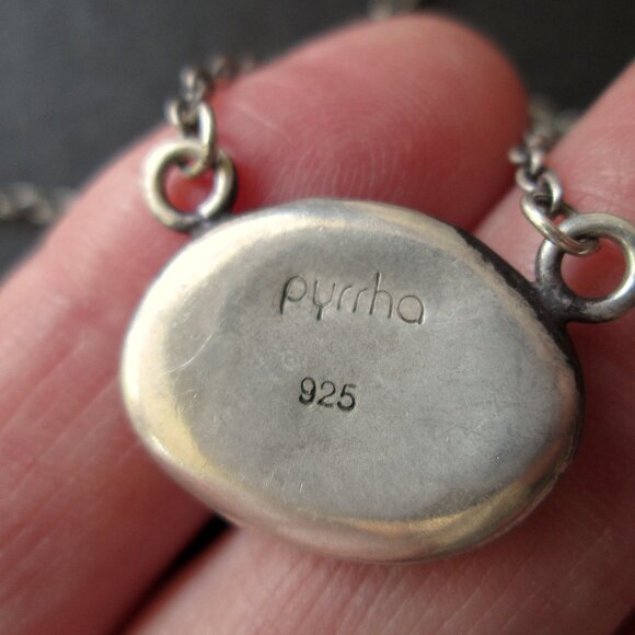 PYRRHA Design Wax Seal Birth Of Venus Pendant Necklace Sterling Silver 925 - Picture 6 of 15